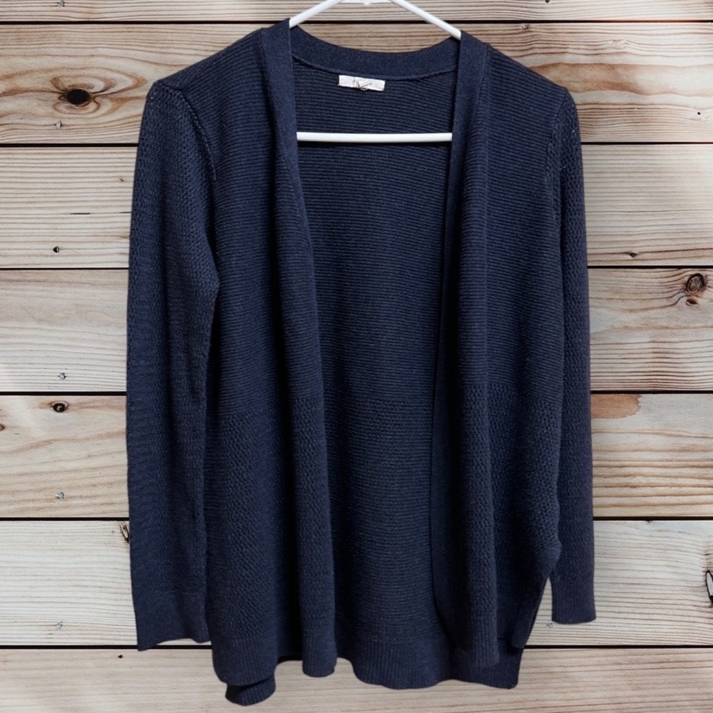 Maurice’s Cardigan Sweater Dark Navy Blue Medium
